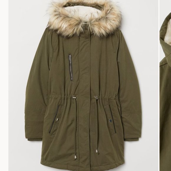 HM women Padded Parka with Hood - Picture 2 of 4